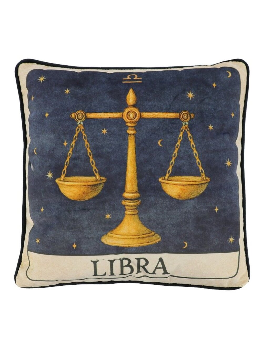 NWT Celestial Libra Scales Astrology Zodiac Stars Pillow Halloween Decor Ashland